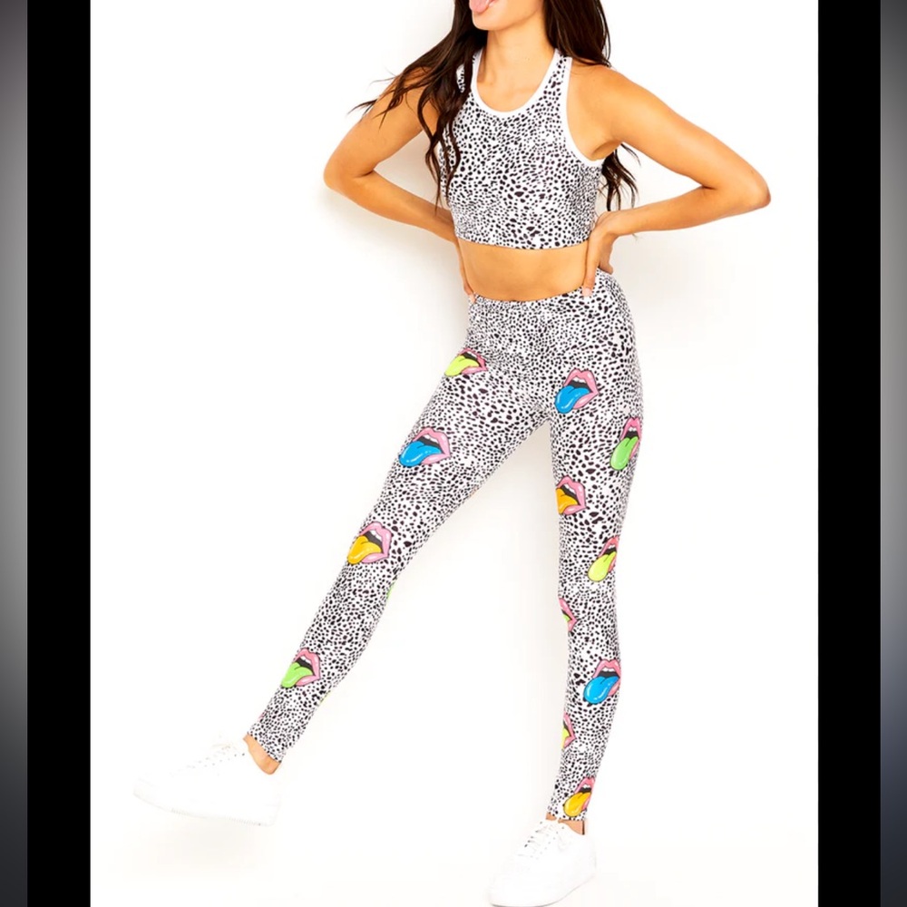 GOLDSHEEP ROLLING STONES LEGGINGS